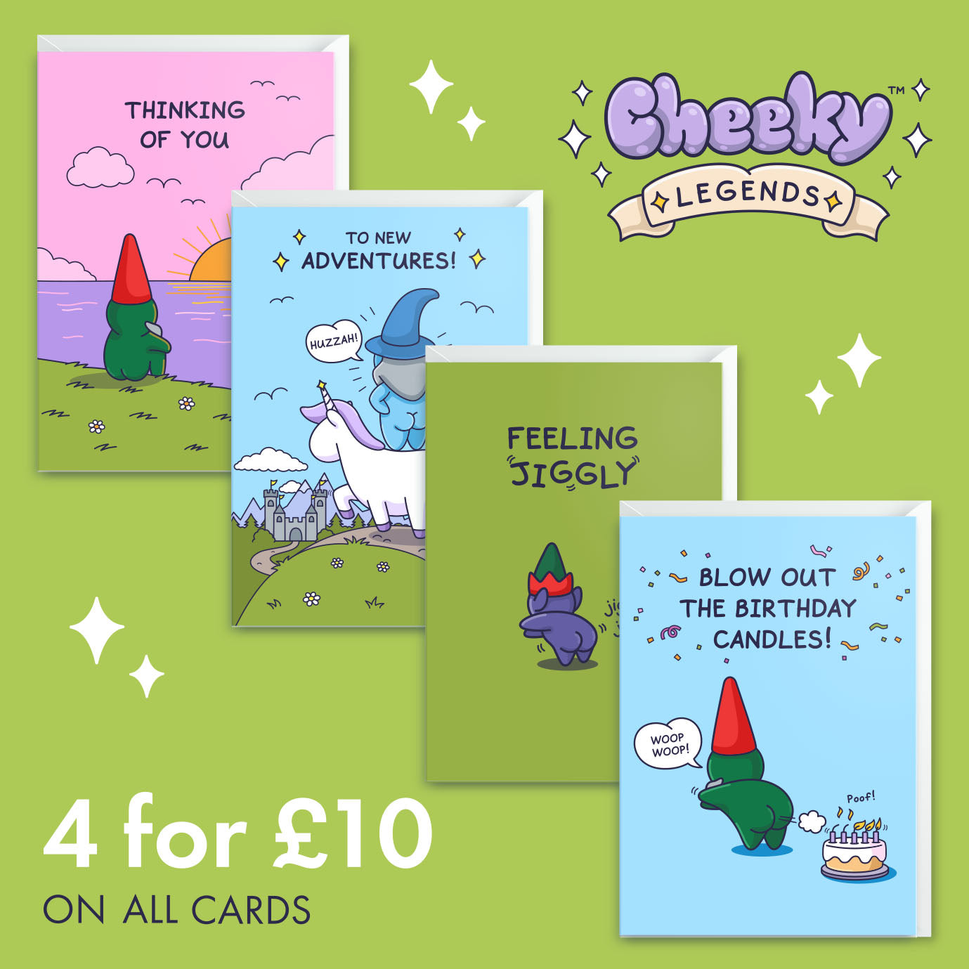 Funny Birthday Card - For Him - Blow Out the Birthday Candles