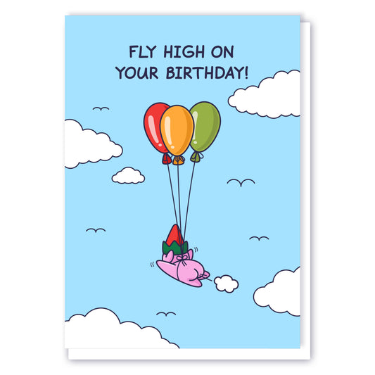 Cheeky Legends Fly High Birthday Card