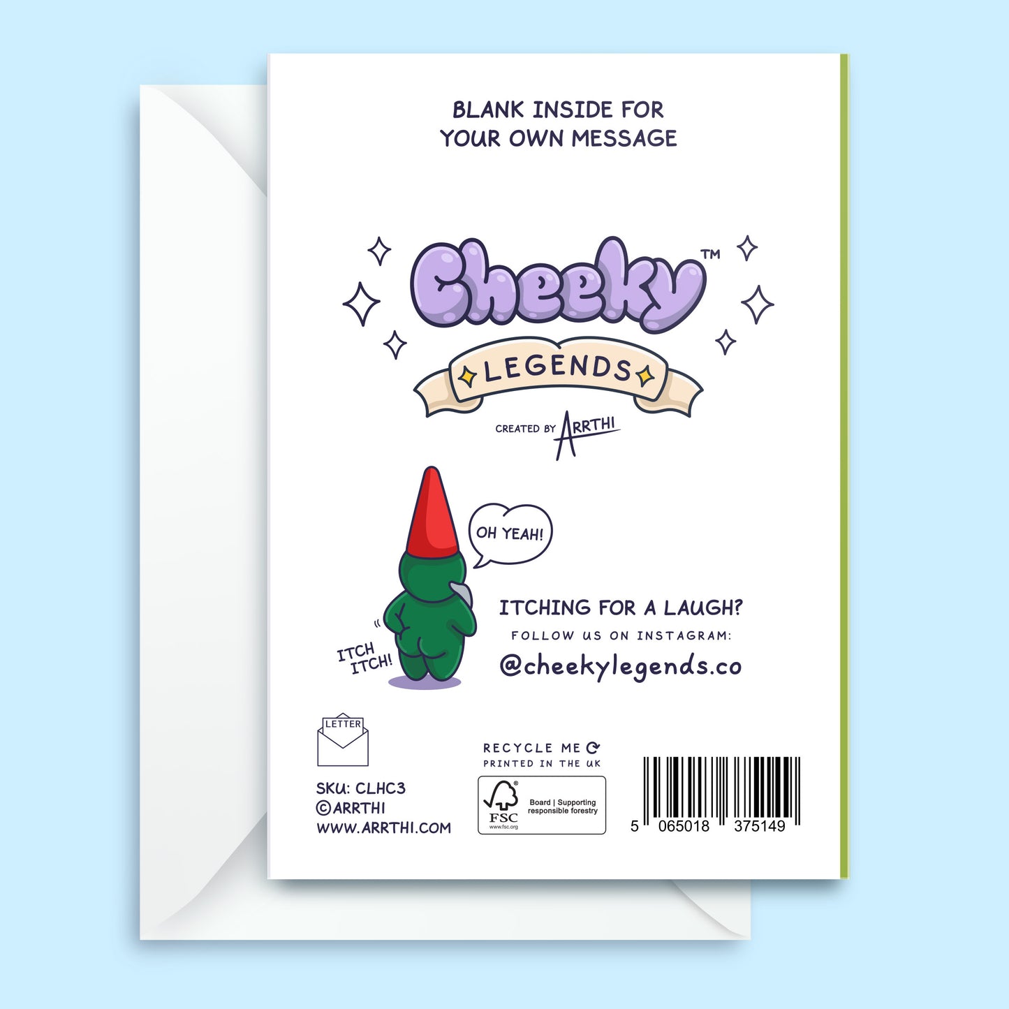 Feeling Jiggly - Funny Kids Birthday Card, Well Done, Congratulations - Cute Elf