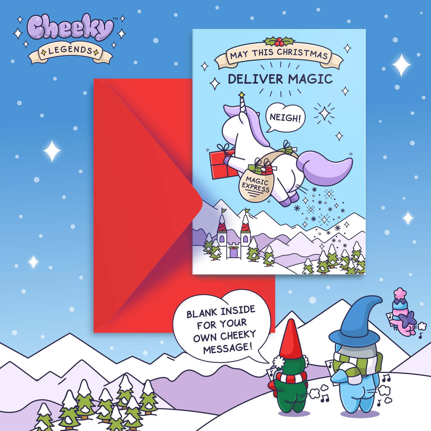 Deliver Magic  - Funny Christmas Card