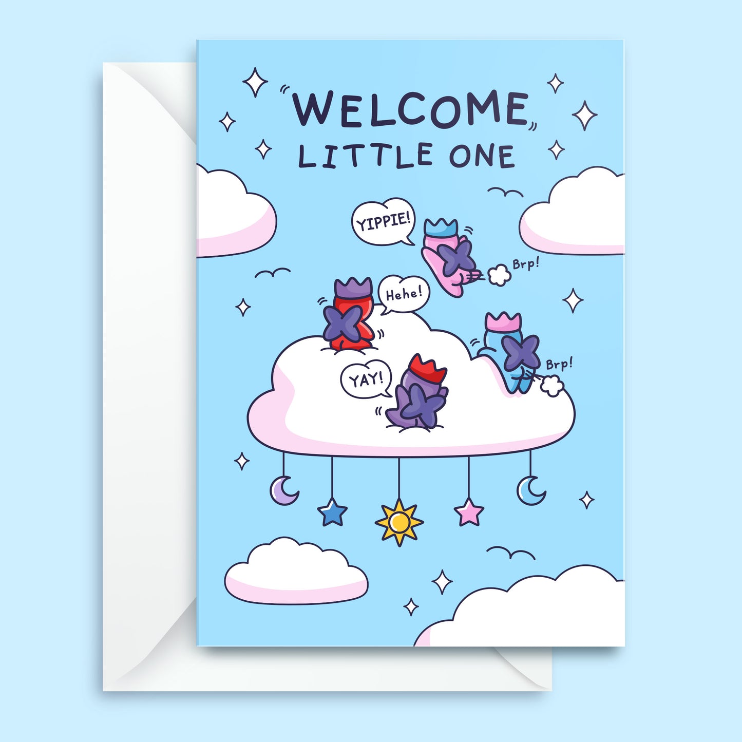 New Baby Card - Welcome Little One - Cheeky Legends