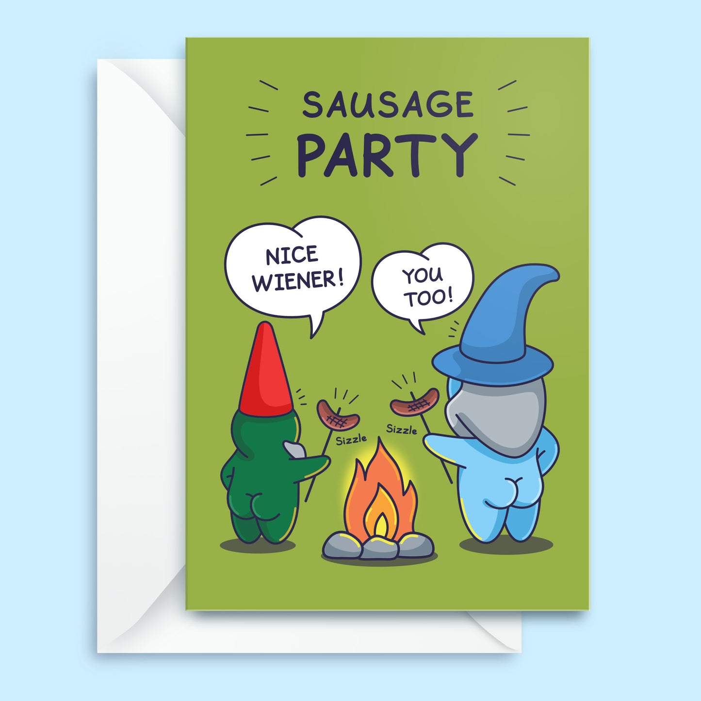 Sausage Party - Funny Birthday Card for Him