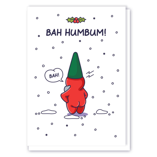 Cheeky Legends Bah Humbum Christmas Card