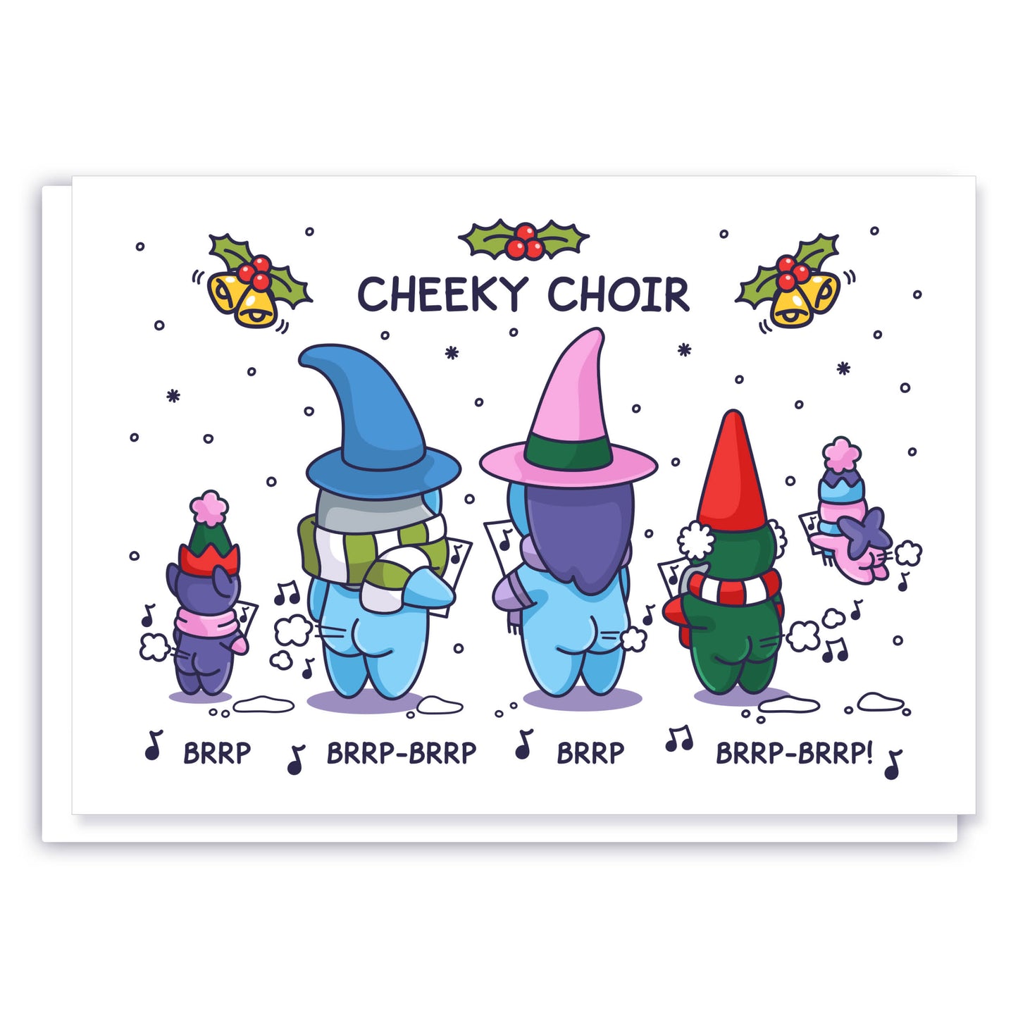 Cheeky Legends Cheeky Choir Christmas Card