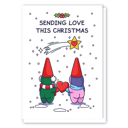 Cheeky Legends Sending Love Christmas Card