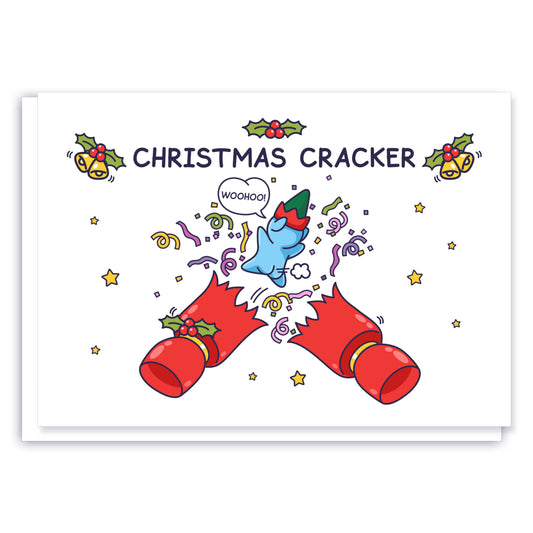 Cheeky Legends Christmas Cracker Greeting Card