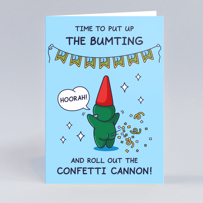 Cheeky Legends Confetti Cannon Birthday Card