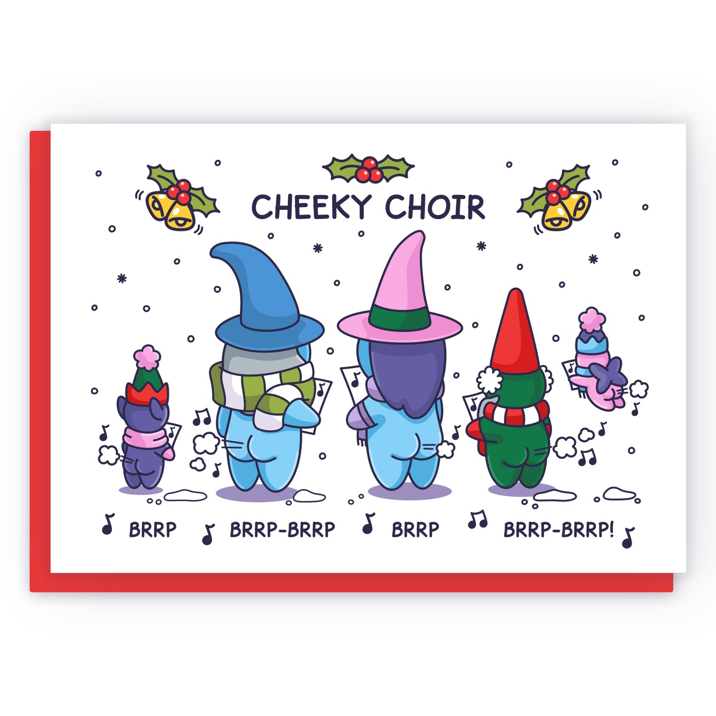 Cheeky Legends Cheeky Choir Christmas Card