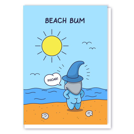 Cheeky Legends Beach Bum Humour Card