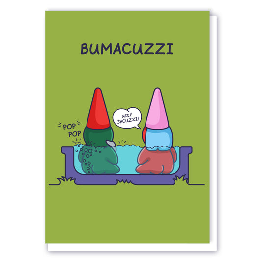 Cheeky Legends Bumacuzzi Humour Card