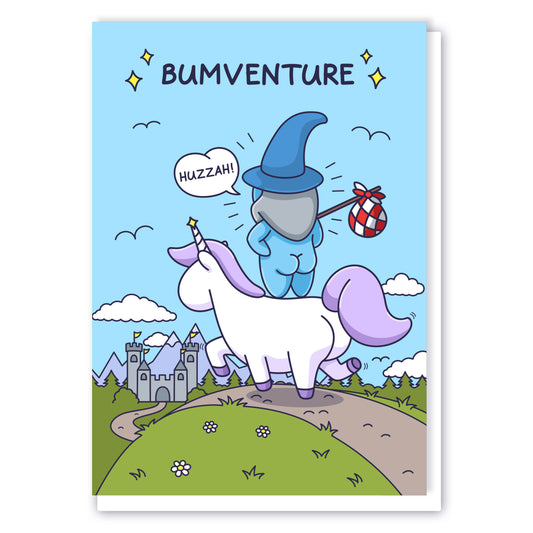 Cheeky Legends Bumventure Humour Card
