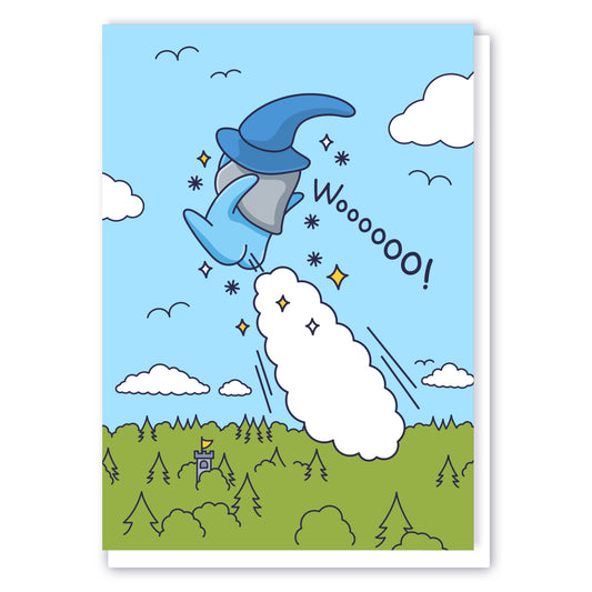 Cheeky Legends Lift Off Humour Card