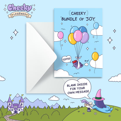 New Baby Card - Cheeky Bundle of Joy
