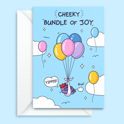 New Baby Card - Cheeky Bundle of Joy