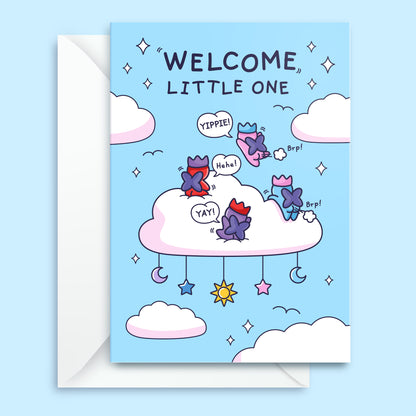 New Baby Card - Welcome Little One - Cheeky Legends