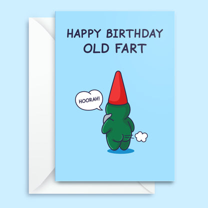 Old Fart - Funny Birthday Card - For Him