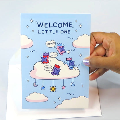 New Baby Card - Welcome Little One - Cheeky Legends