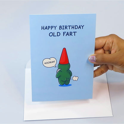 Old Fart - Funny Birthday Card - For Him